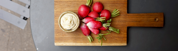 RECIPE: RADISHES WITH ANCHOVY BUTTER