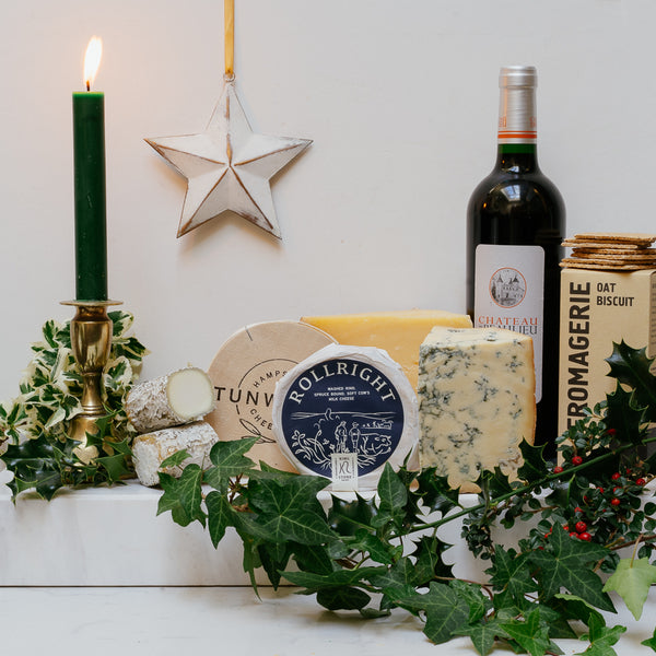 BRITISH ISLES CHEESE AND WINE BOARD